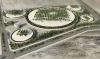 古兰经绿洲项目：即麦地那圣城，沙漠腹地中的建筑是古兰经新馆。设计利用干涸溪流的地形，在荒漠中打造出一个现代绿洲。