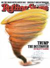 《瘾君子》杂志封面，看来川普的头发和美国飓风有一拼。